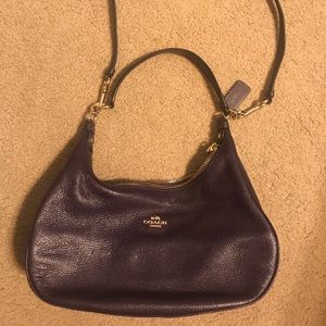 Purple Coach bag